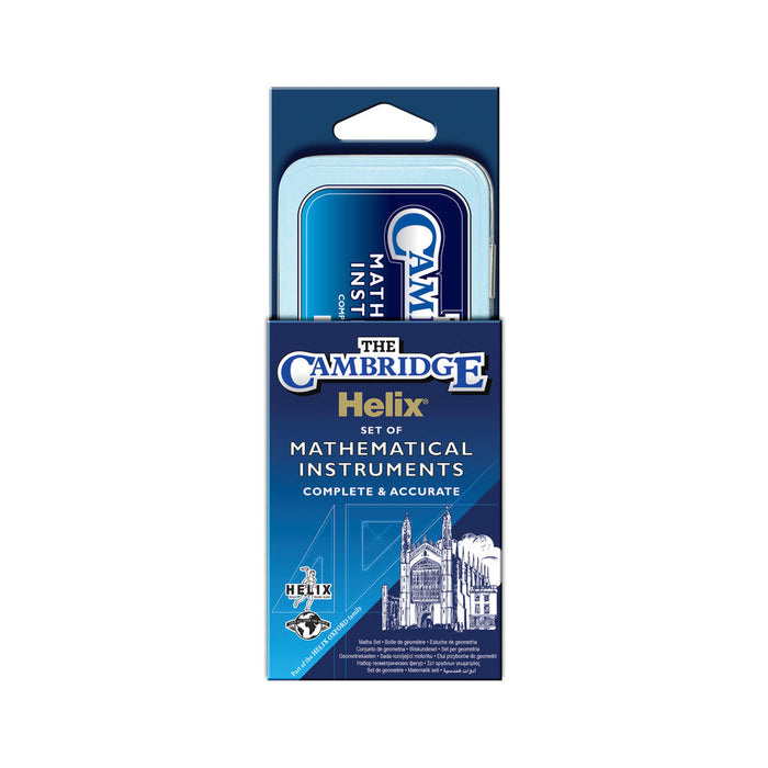 Helix The Cambridge Maths Mathematical Set in Metal Tin