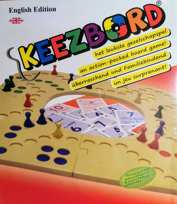 KEEZBORD 4 Person Plastic – English Edition