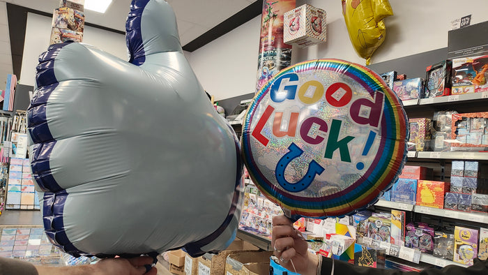 Helium balloons, filled in store while you wait
