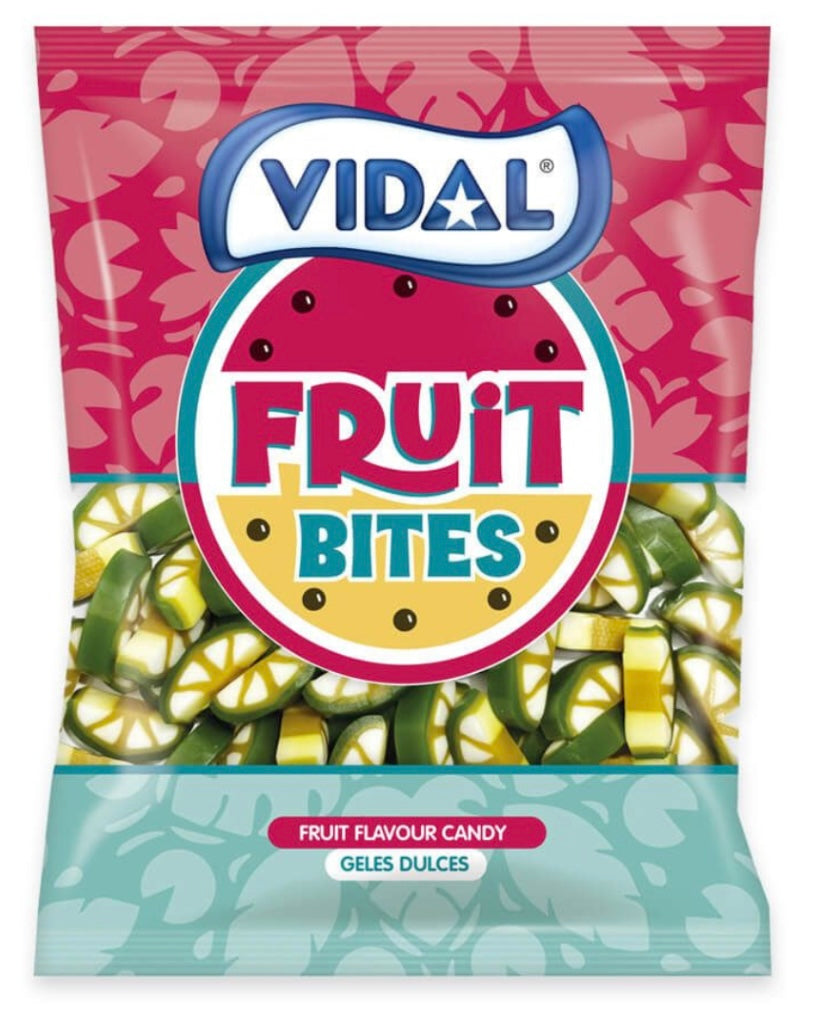 VIDAL Fruit Bites Lemon and Lime Liquorice 1.5kg — Sweets 'n' Things