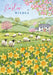 Easter Card for Friends and Family – Playful Easter Egg Hunt Illustration with Bunnies