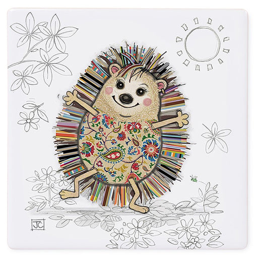 Bug Art Coaster Hattie Hedgehog