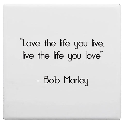 Wise Word Coaster Love The Life