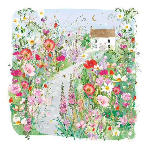 Blank Card – Pretty Country Cottage Illustration