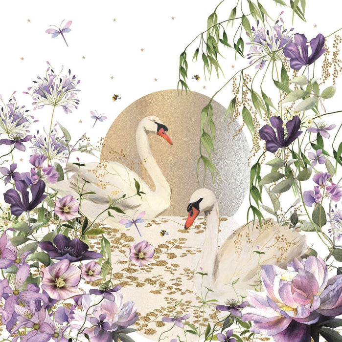 Birthday Card for Blank – Golden Sunflowers and Summer Blooms