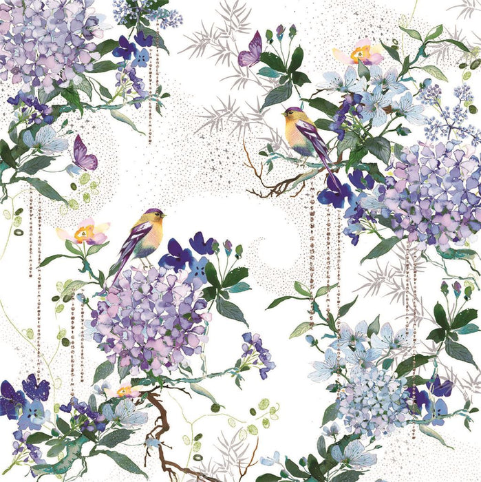 Birthday Card for Blank – Delicate Wildflower and Meadow Design