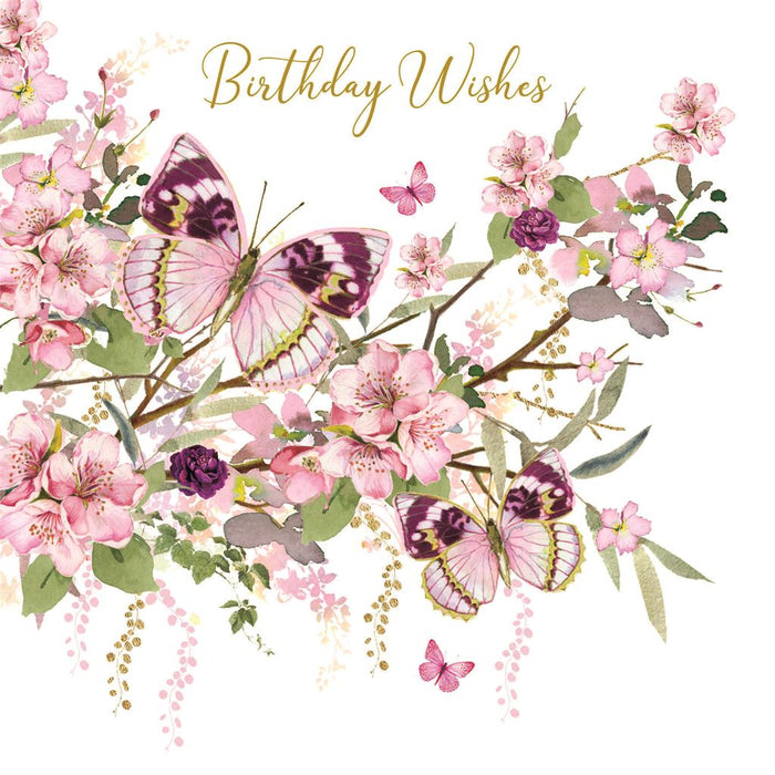 Birthday Card for Friend or Relative – Vibrant Garden Flowers in a Watering Can