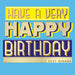 Birthday Card for Friend or Relative – Bold and Colorful Birthday Celebration Text