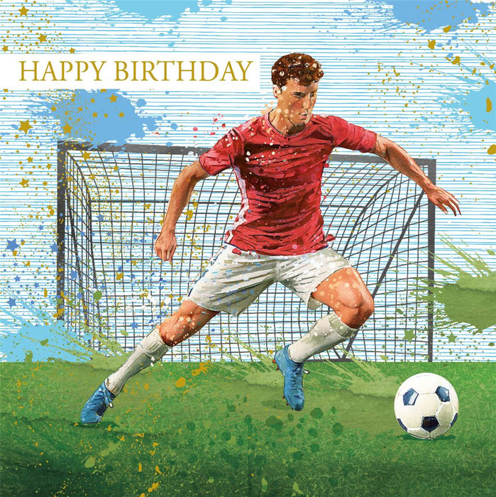 Birthday Card for Friend or Relative – Peaceful Lake Scene with Wooden Jetty