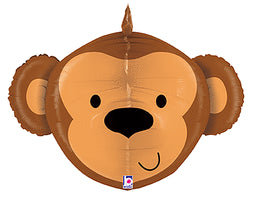 Monkey Dimensionals Supershape Foil Balloon (Optional Helium Inflation)