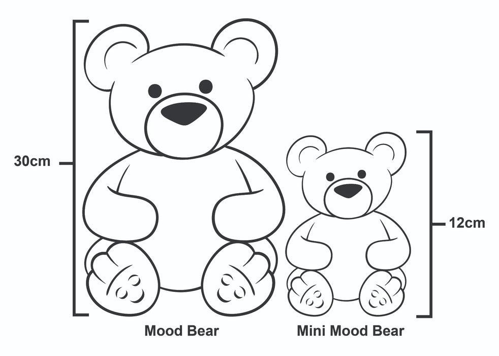 Nervous Bear - Large Mood Bear
