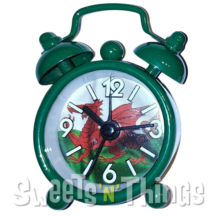 Small Alarm clock with Welsh dragon