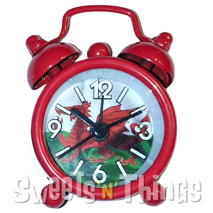 Small Alarm clock with Welsh dragon