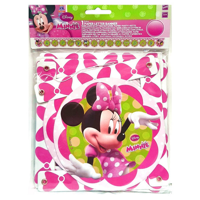 Disney's Minnie Mouse Happy Birthday Letter Banner 2.2m