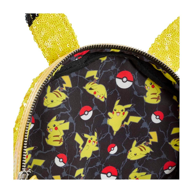 Pokémon: Loungefly Sequin Pikachu Mini Backpack