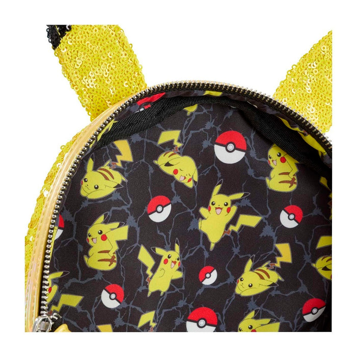 Pokémon: Loungefly Sequin Pikachu Mini Backpack