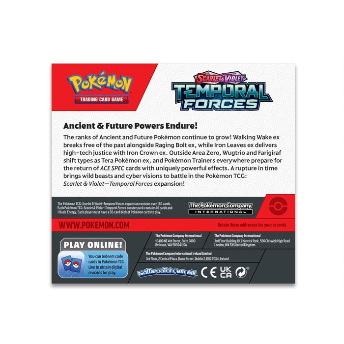 Pokémon TCG: Scarlet & Violet 5 - Temporal Forces Booster Packet