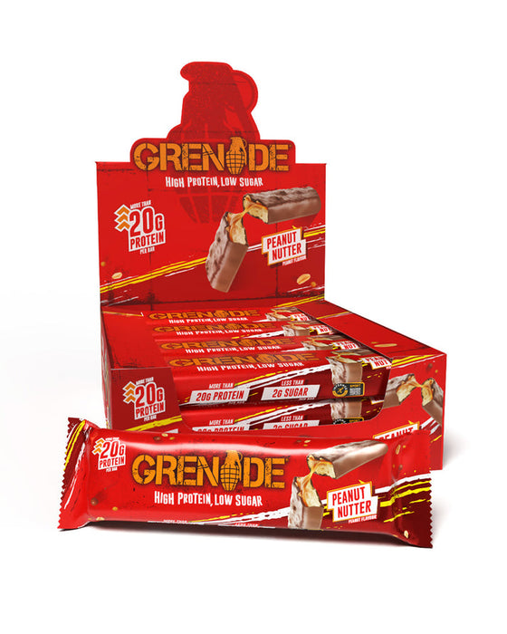 12 x Grenade Bars Protein Packed Whats Flavour - Full Case