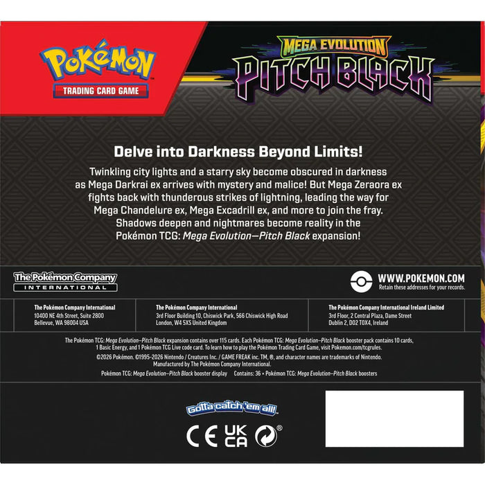 Pokémon TCG: Mega Evolution Pitch Black - Booster Display CDU (36)