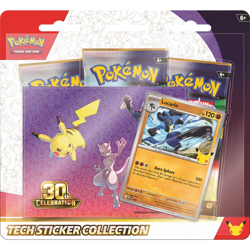 Pokémon TCG: Tech Sticker Collection - 30th Celebration (Assorted)