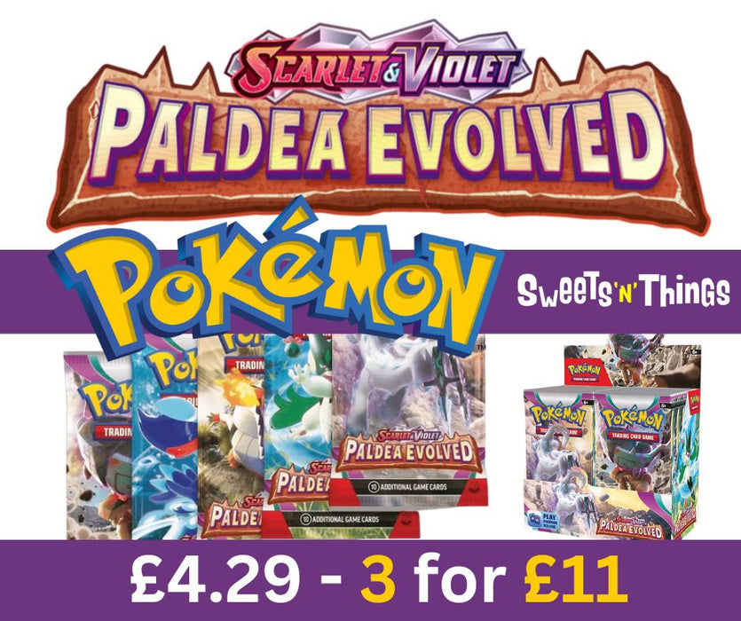 Pokémon TCG: Scarlet & Violet 2 - Paldea Evolved 3 Pack Booster Deal