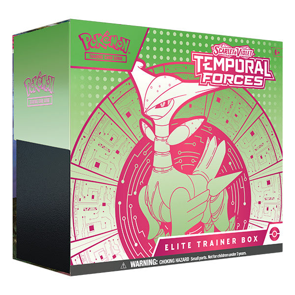 Pokémon TCG: Scarlet & Violet-Temporal Forces Pokémon Elite Trainer Box (Iron Leaves)