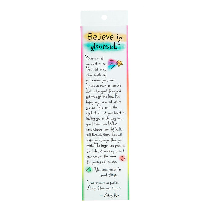 Blue Mountain Arts Bookmark - Believe In Yourself