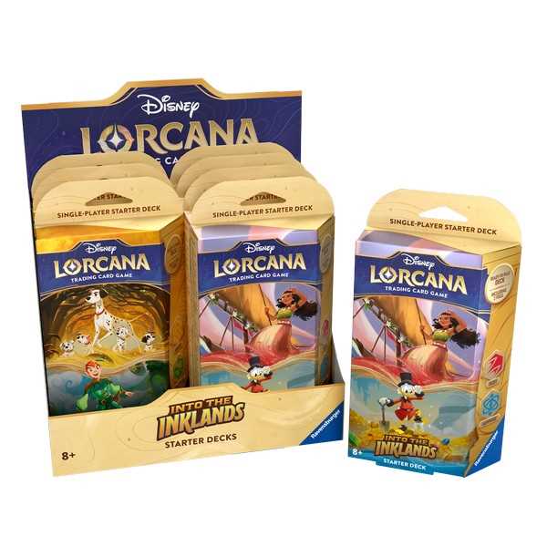 Disney Lorcana: Into The Inklands TCG Starter Amber and Emerald (Set 3 Sweets 'n' Things Disney Lorcana: Into The Inklands TCG Starter Amber and Emerald (Set 3 Sweets 'n' Things