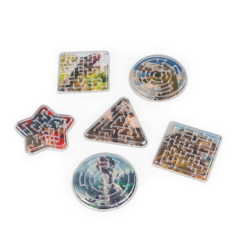 6Pk Dinosaur Mini Mazes