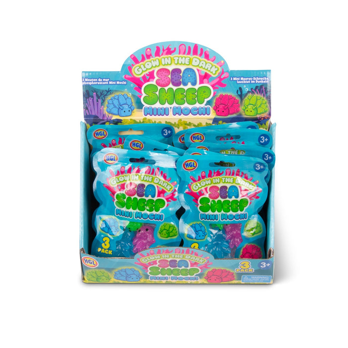 Sea Sheep Glow In The Dark Mini Mochis 3Pk
