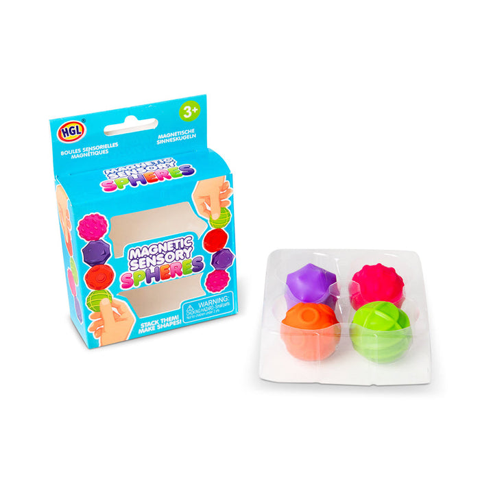 Magnetic Spheres (4-Pack) Textured Magnetic Balls
