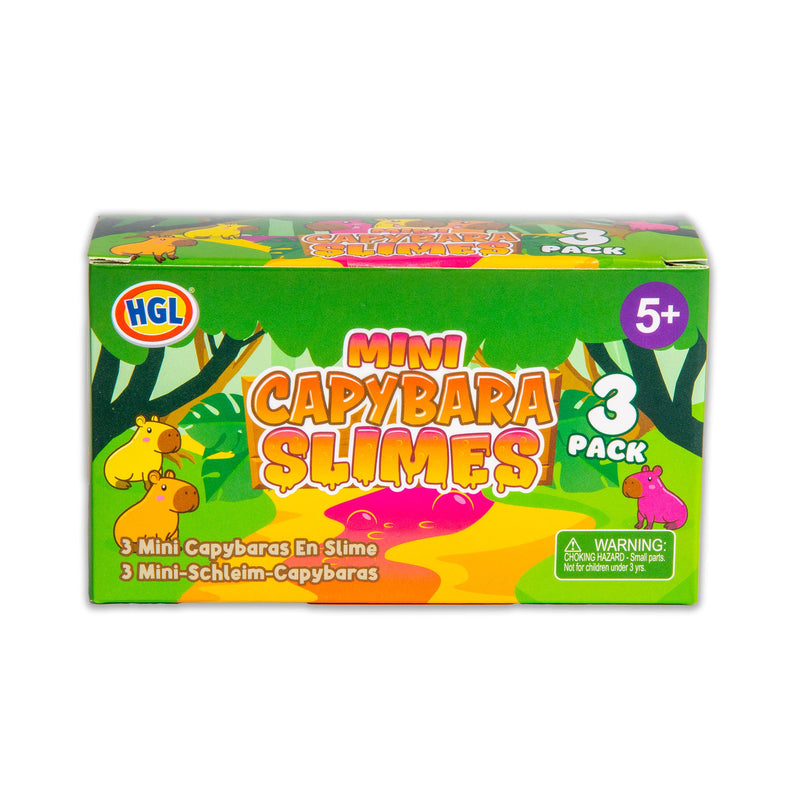Mini Capybara Slimes 3Pk