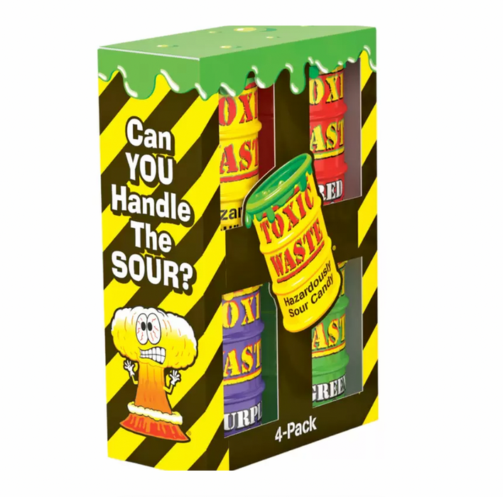 Toxic Waste 4 Pack 168g