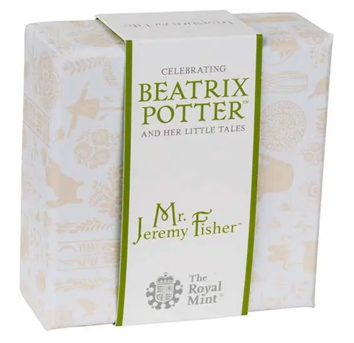 Jeremy Fisher Beatrix Potter Silver Proof 50p 2017 Peter Rabbit Friends