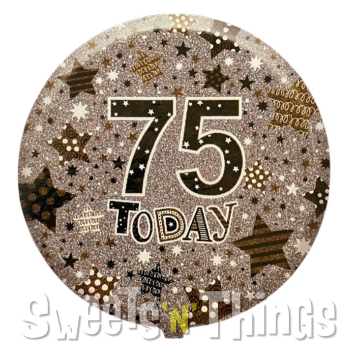 75 Today Foil Balloon (Optional Helium Inflation)