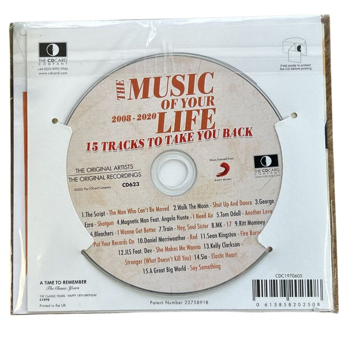 Happy 18th Birthday CD Music Greeting Card Special Year