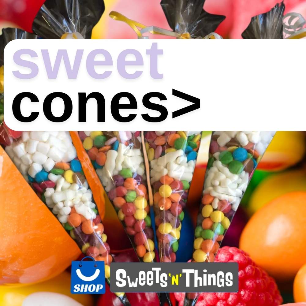 Pre-Filled Childrens Birthday Party Sweet Cones — Sweets 'n' Things