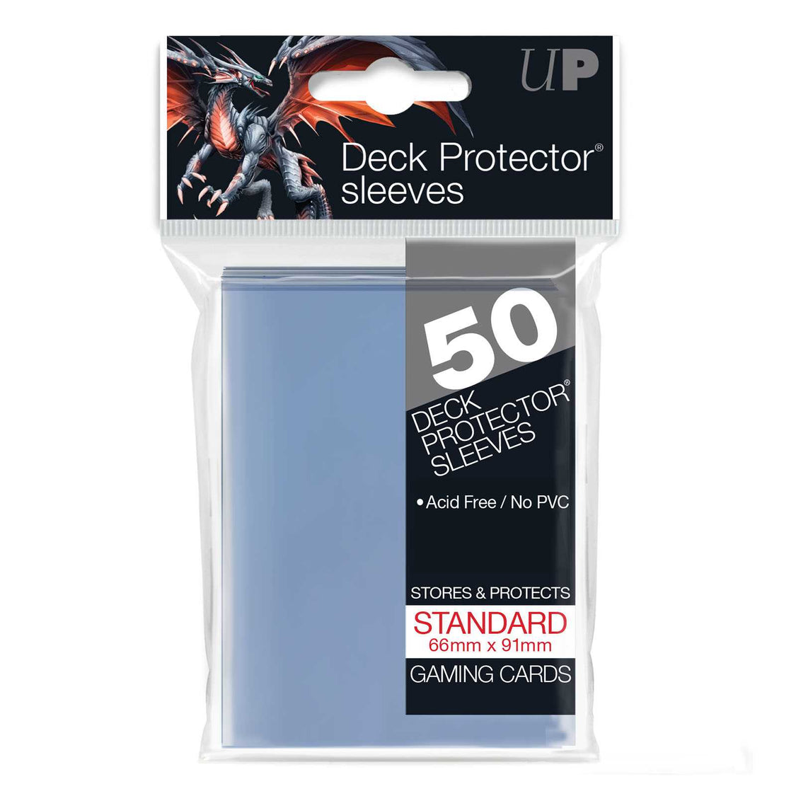 Standard Deck Protectors (50ct) - Red main image 1