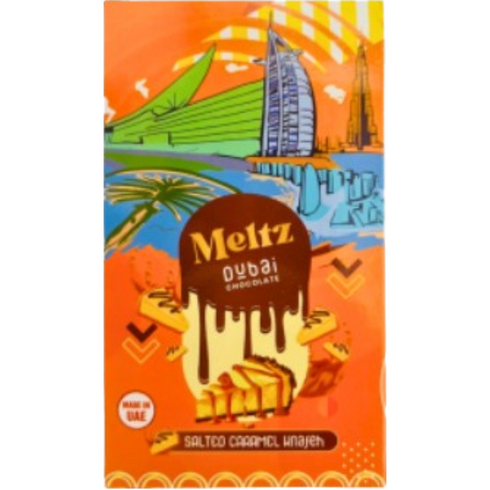 Dubai ORIGINAL Chocolate Bar - Meltz Select your Flavour Knafeh Net Weight 75g/192g