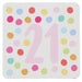 Wendy Jones-Blackett Multi Dot 21 Coaster