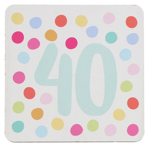 Wendy Jones-Blackett Multi Dot 40 Coaster