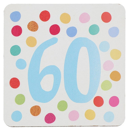 Wendy Jones-Blackett Multi Dot 60 Coaster