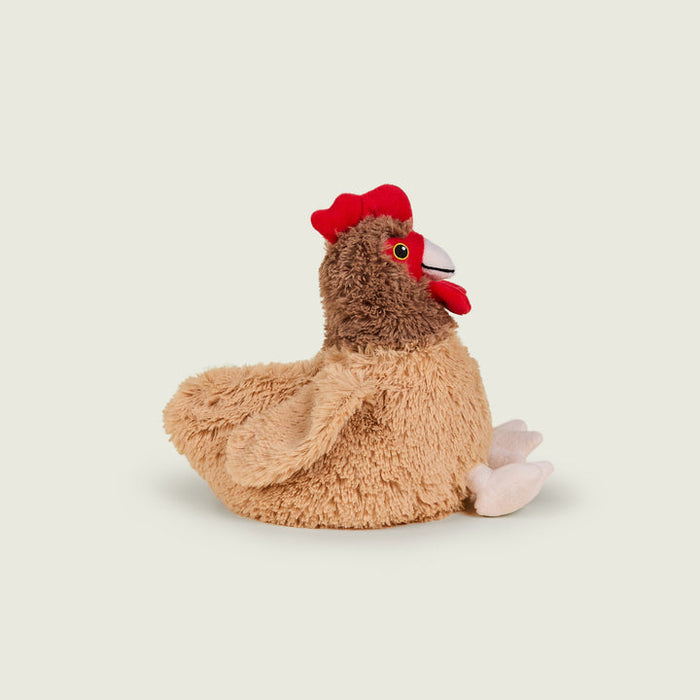 Brown Hen by Warmies® Hug Me, Warm or Cool Plush