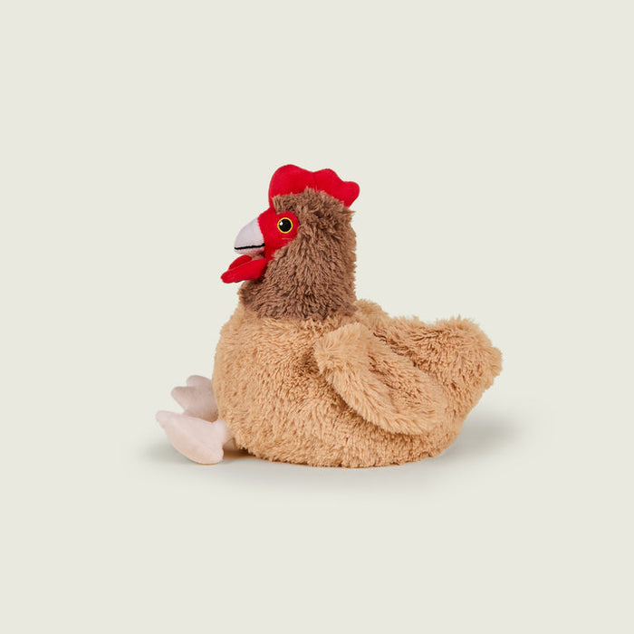 Brown Hen by Warmies® Hug Me, Warm or Cool Plush