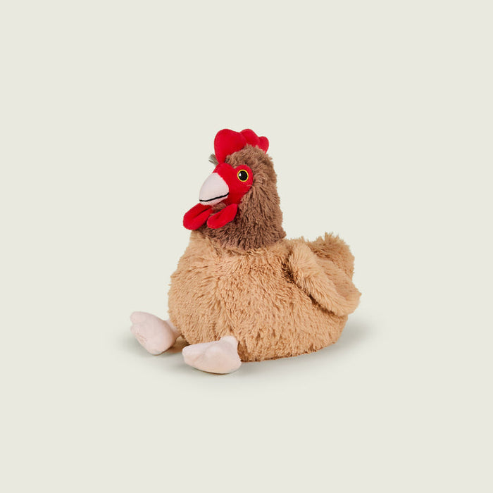 Brown Hen by Warmies® Hug Me, Warm or Cool Plush