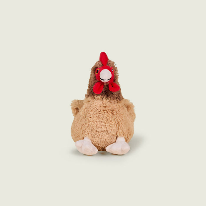Brown Hen by Warmies® Hug Me, Warm or Cool Plush