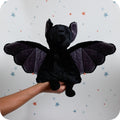 Black Bat by Warmies® Hug Me, Warm or Cool Plush