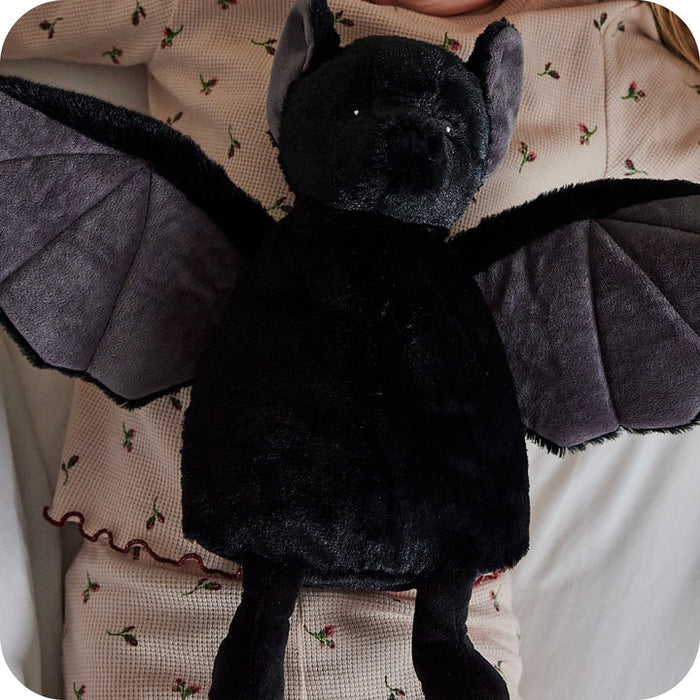 Black Bat by Warmies® Hug Me, Warm or Cool Plush