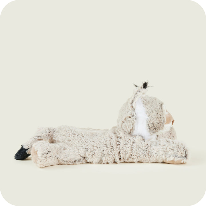 Bobcat by Warmies® Hug Me, Warm or Cool Plush