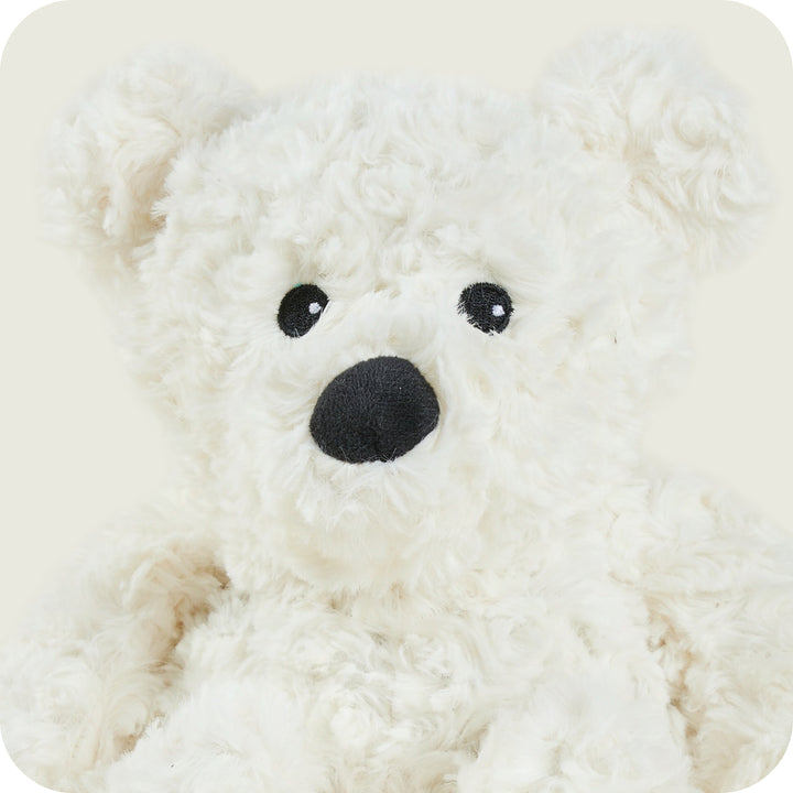 Warmies Cream Curly Bear  Warm/Cool Plush